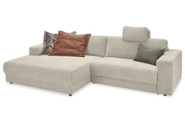 Candy Ecksofa Sloopy links - wahlweise mit Relaxfunktion