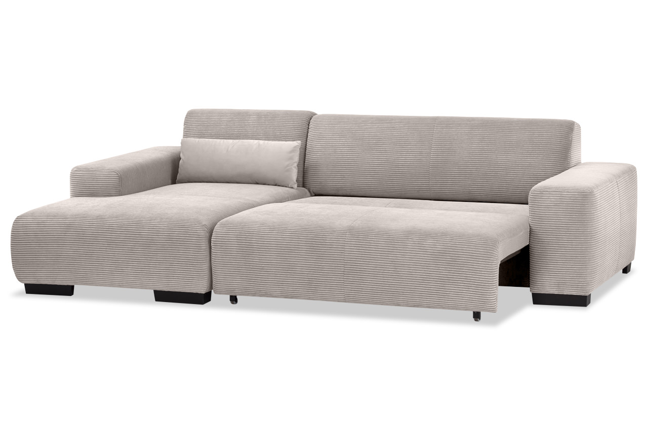Ecksofa Schlaffunktion links Laurito - wahlweise Exxpo mit