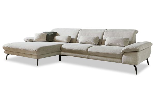 Ecksofa Verona MP-IN22025 links - wahlweise mit elektrischem Canape