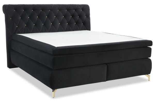 Boxspringbett Scarlett Sancara - 180x200 - Chesterfield-Optik