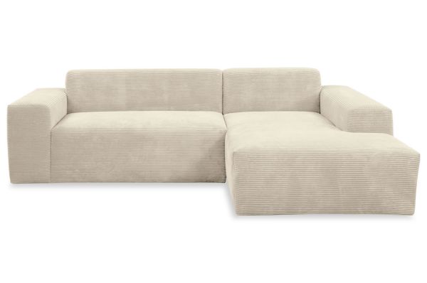 Ecksofa Zeus rechts - minimalistisches Design