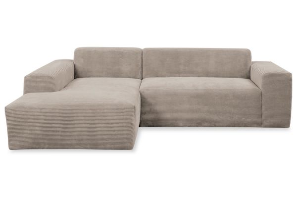 Ecksofa Zeus links - minimalistisches Design