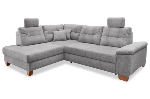 Benformato Ecksofa Brizzini links - mit Bettfunktion