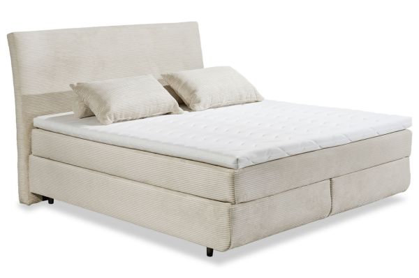 Boxspringbett Marbella - Cord Bett schwebende Optik