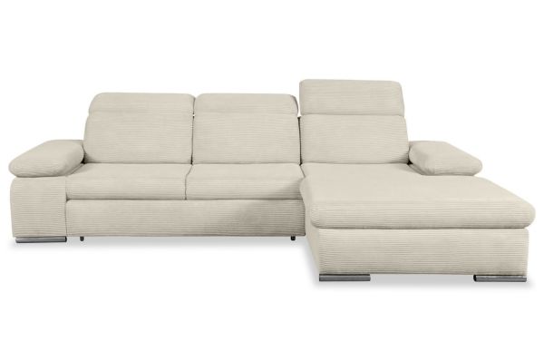 Ecksofa Orlando rechts - mit Bettfunktion