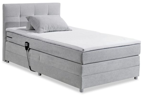 Boxspringbett Toulouse B 120x200 cm - Einzelbett mit Motor