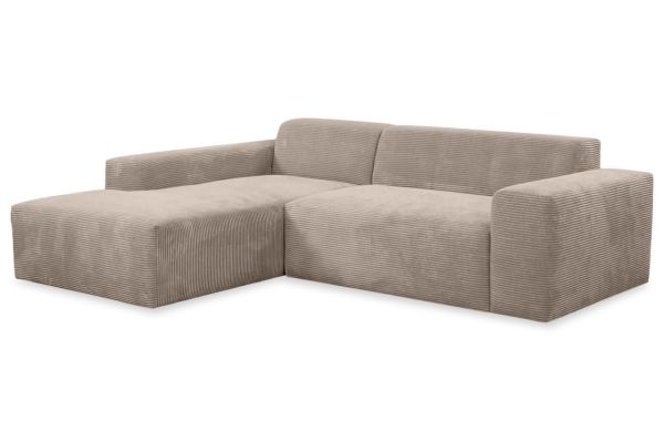 Ecksofa Zeus links - minimalistisches Design