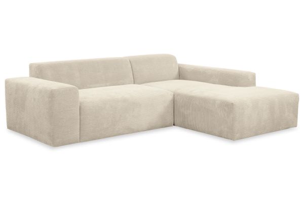 Ecksofa Zeus rechts - minimalistisches Design