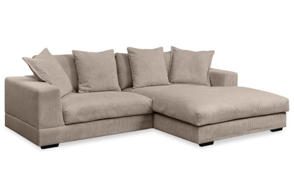 Ecksofa Eldorado rechts - Lounge Sofa in Cord